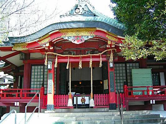 阿倍王子神社の拝殿