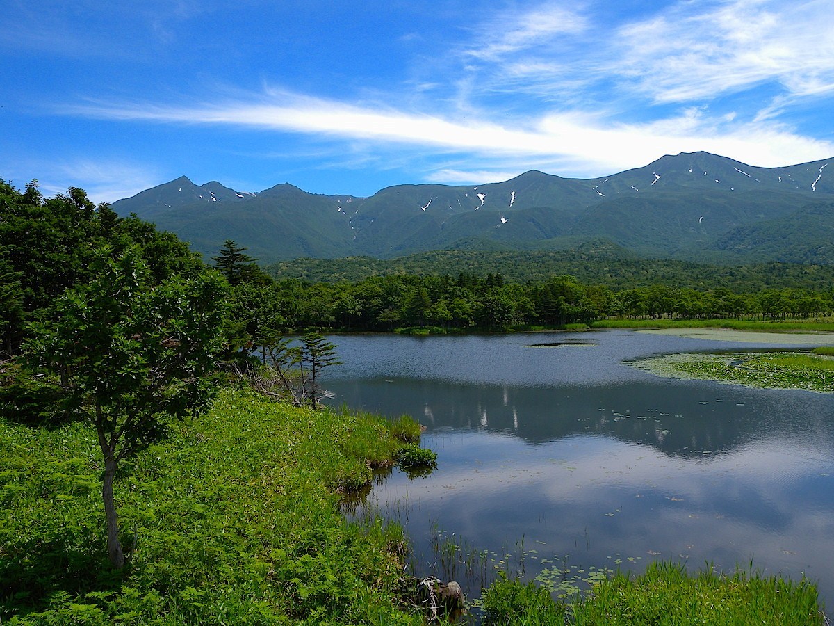 湖畔展望台から一湖眺望