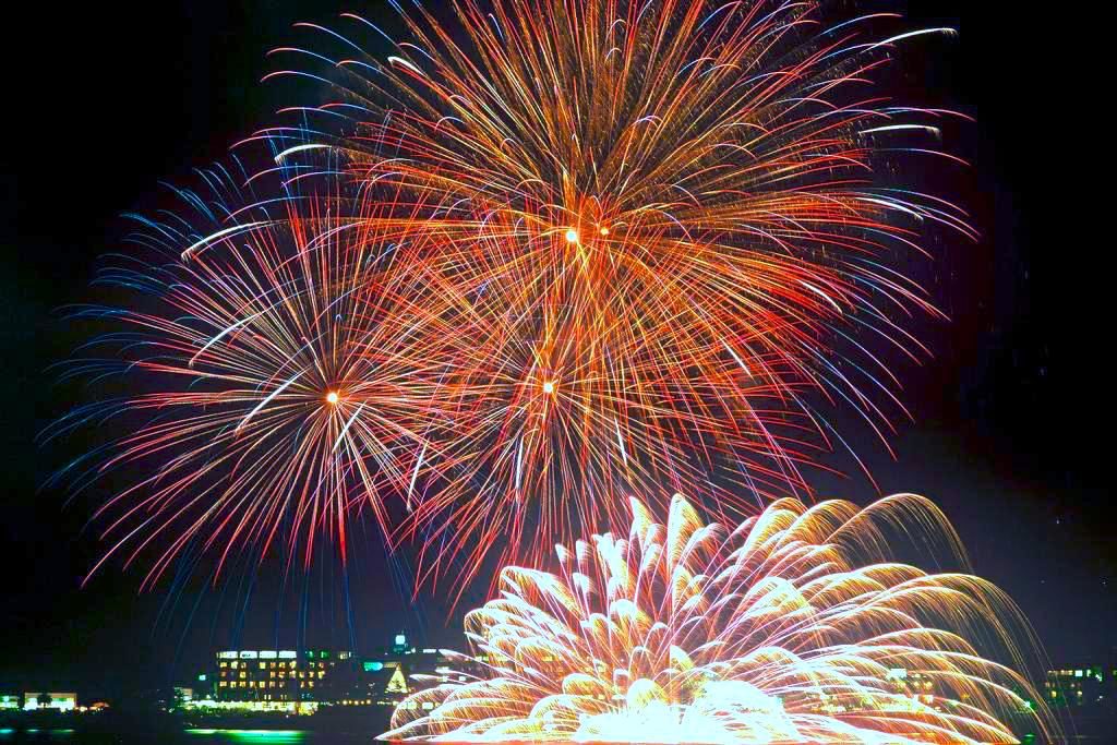河口湖湖上祭