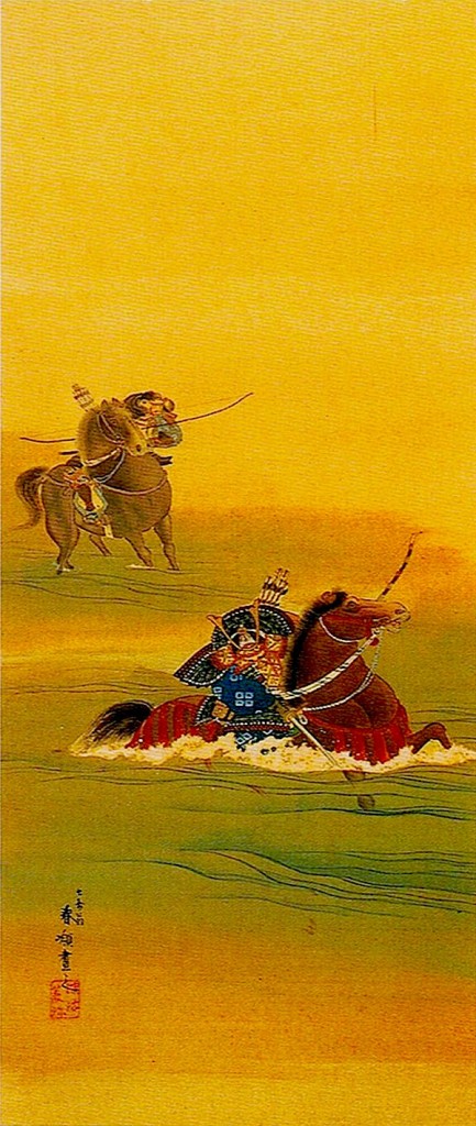『宇治川先陣争図』