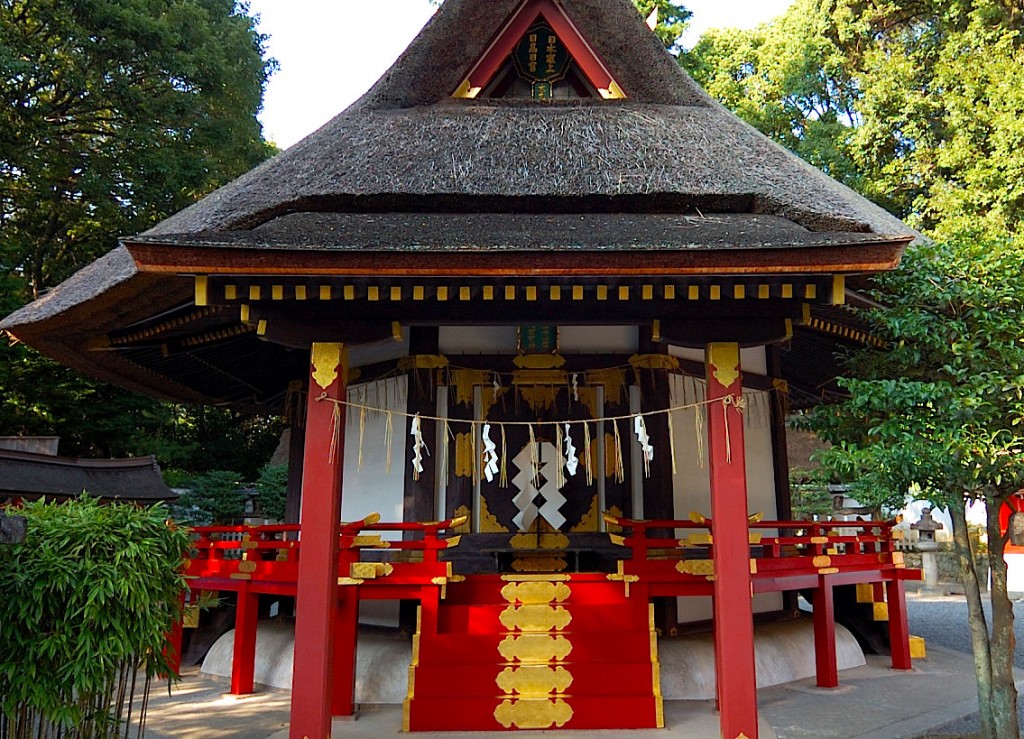 重要文化財に指定される吉田神社の斎場所大元宮