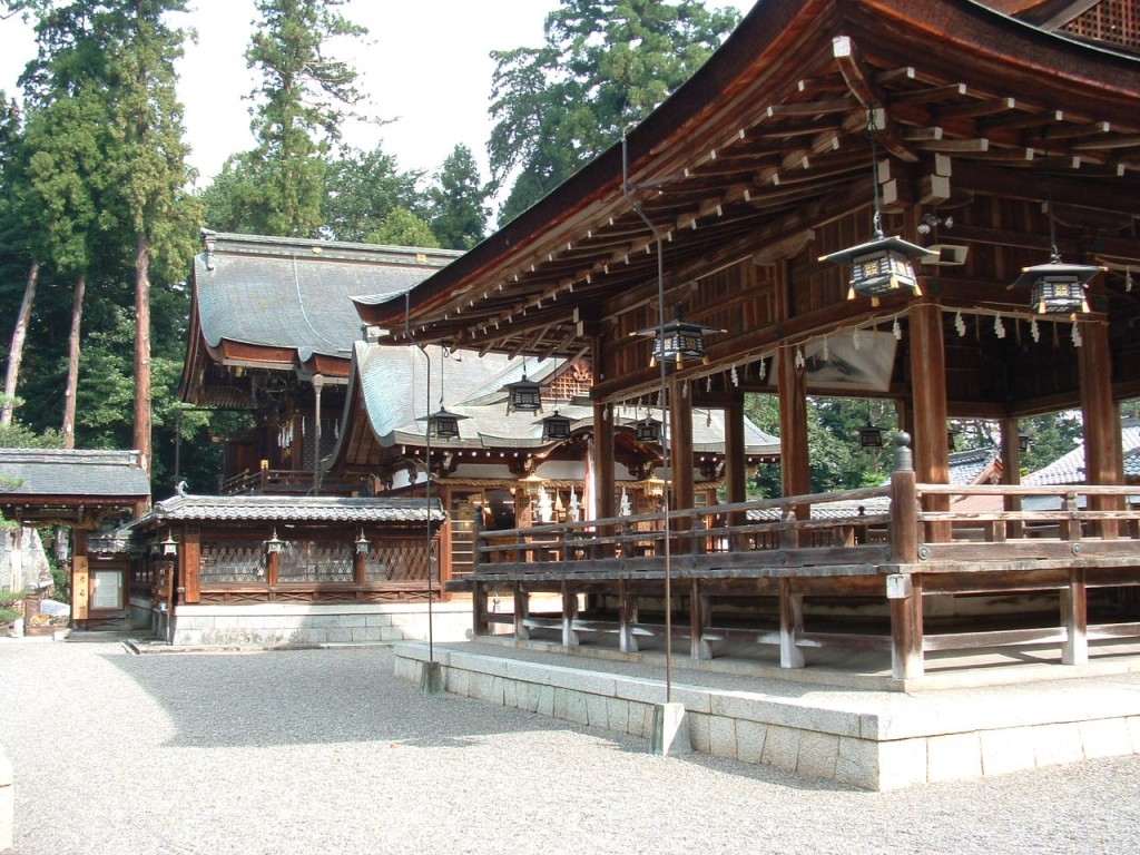 沙沙貴神社拝殿