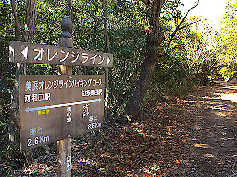 美浜オレンジライン・鍋山一等三角点