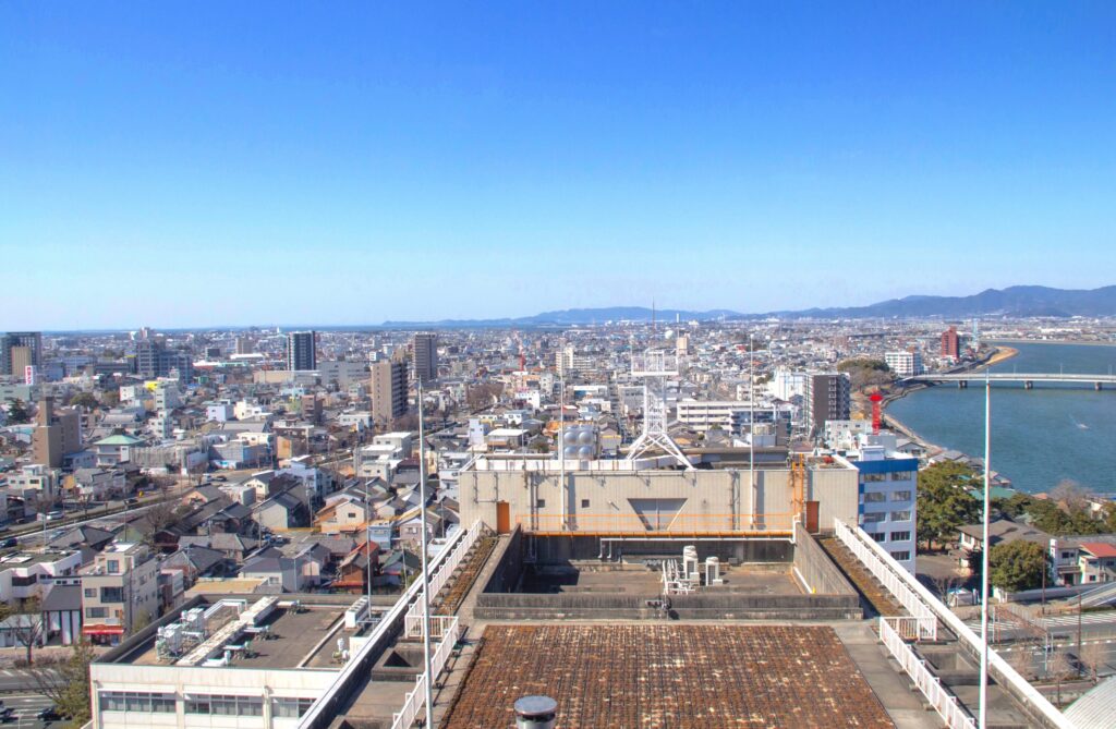 豊橋市役所展望ロビー