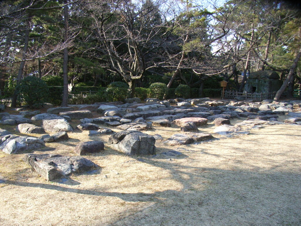名古屋城・天守礎石