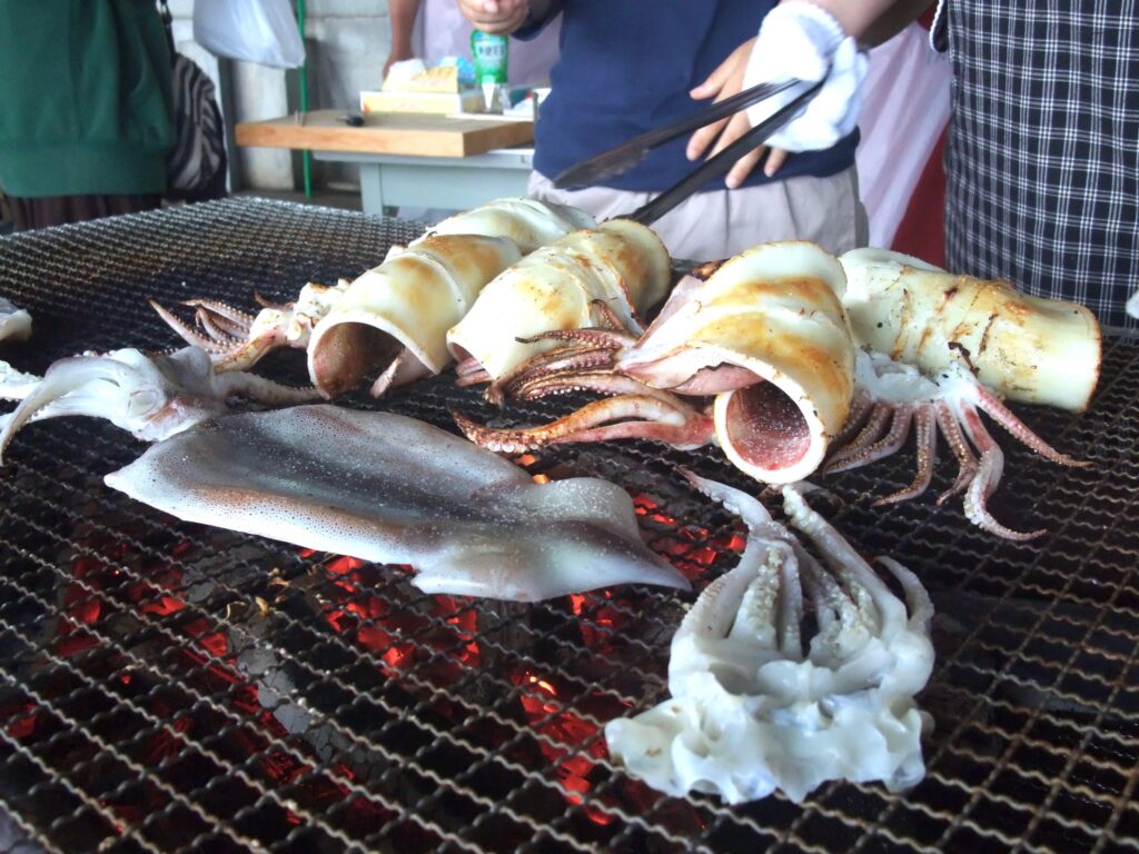 焼きイカ通り