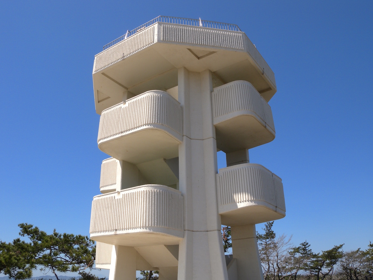 中の島展望台（富津元洲堡塁砲台跡）