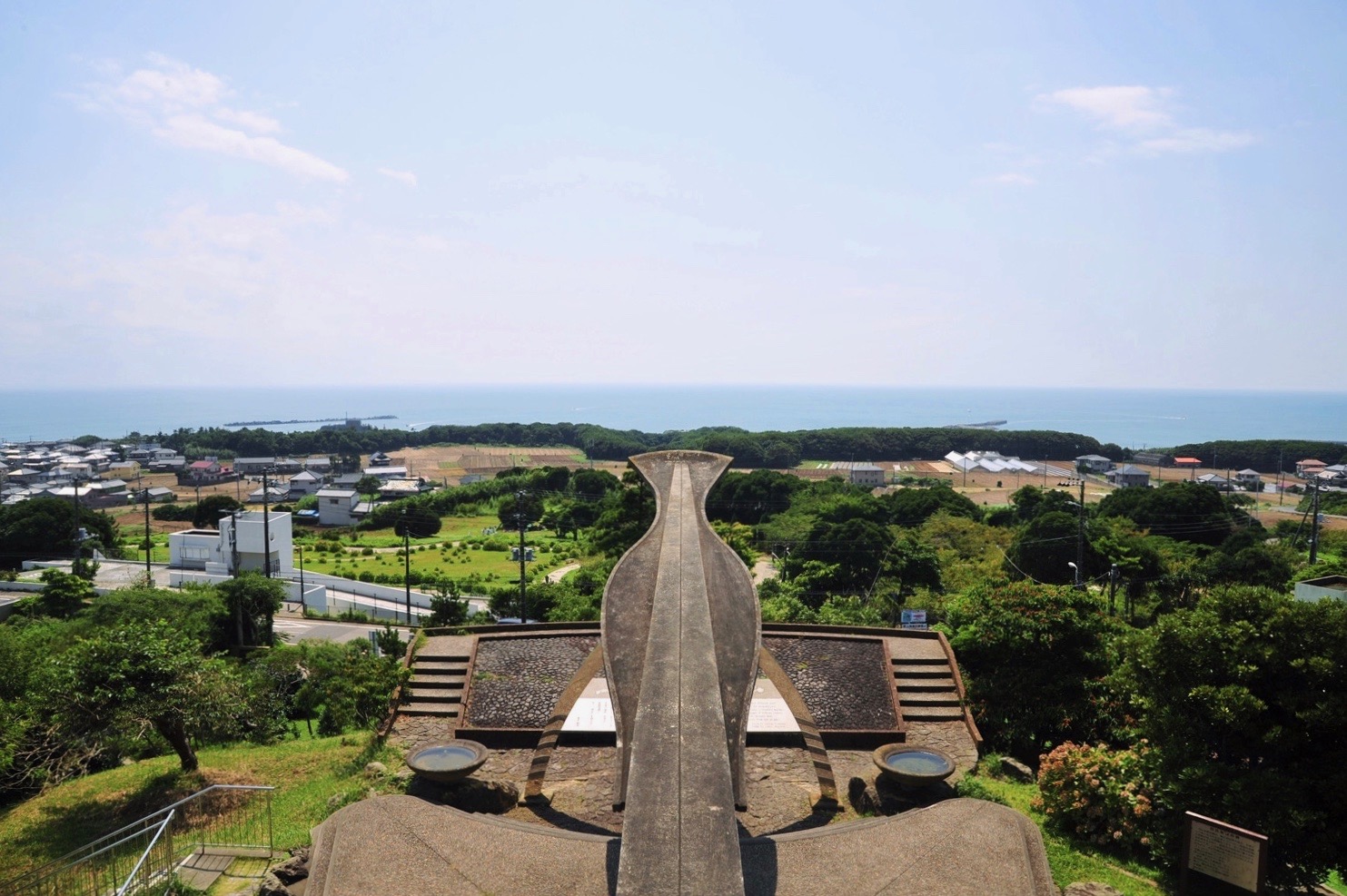 地球の丸く見える丘展望館