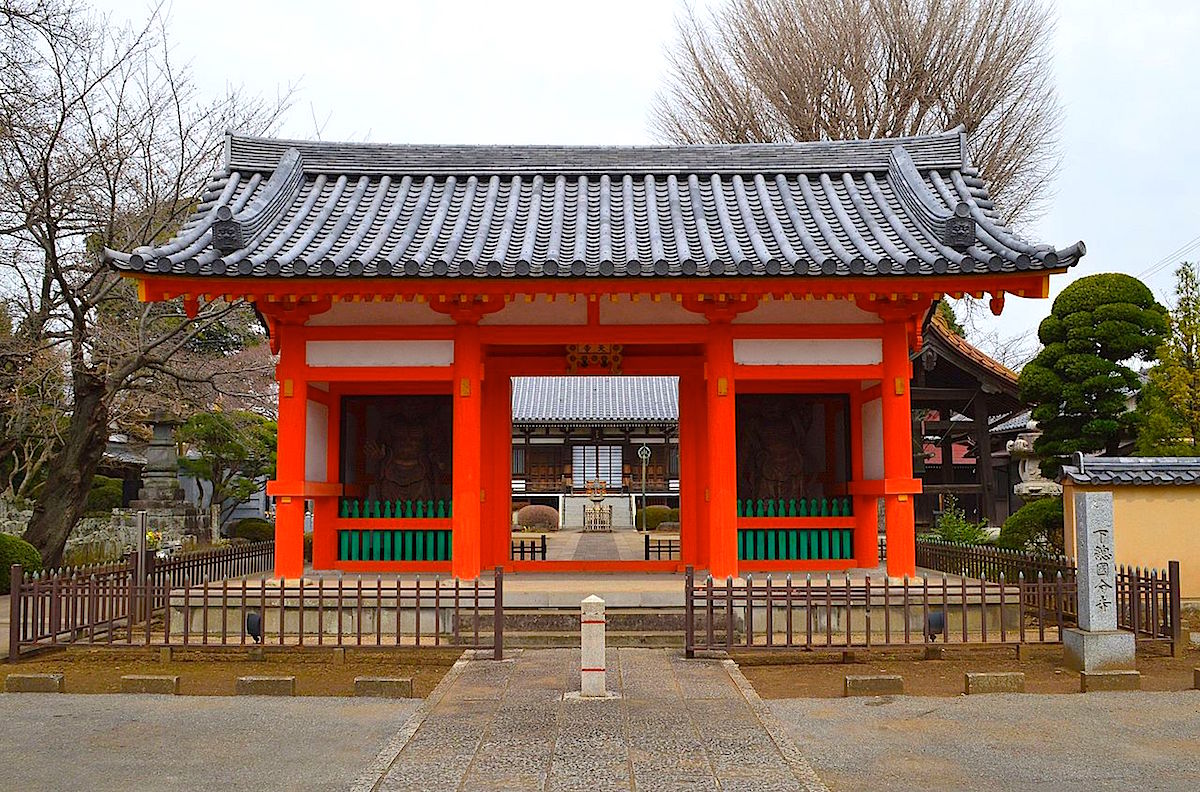 下総国分寺の南大門