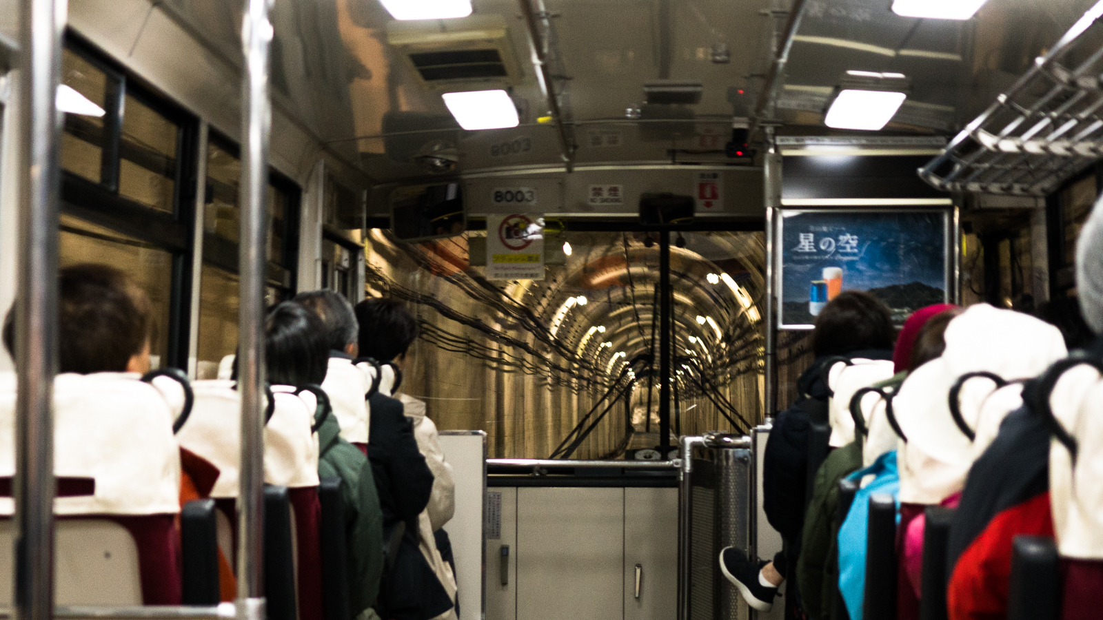 Tateyama tunnel Trolley Bus