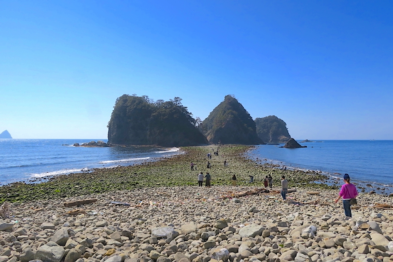 堂ヶ島のトンボロ