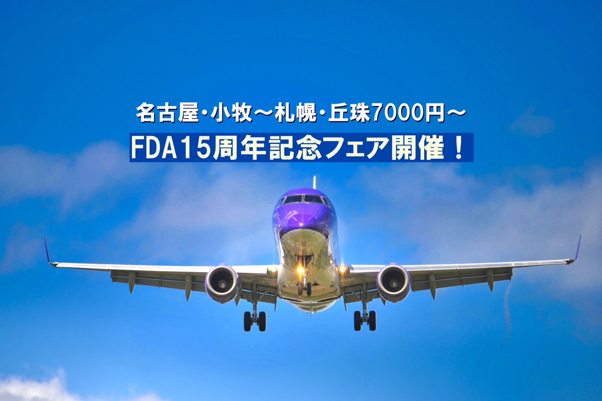 FDA15周年記念フェア