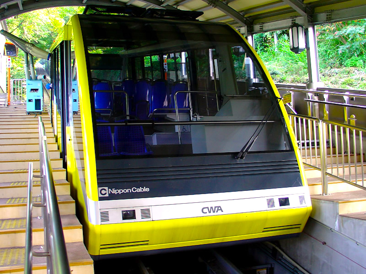 皿倉山ケーブルカー