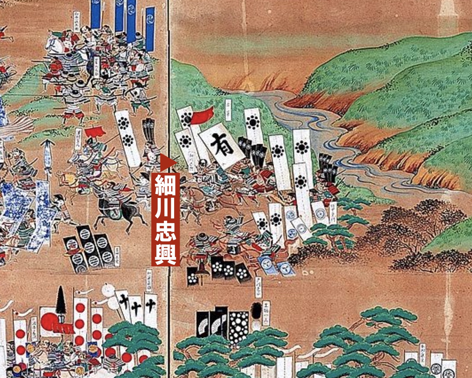 関ヶ原古戦場・細川忠興陣跡