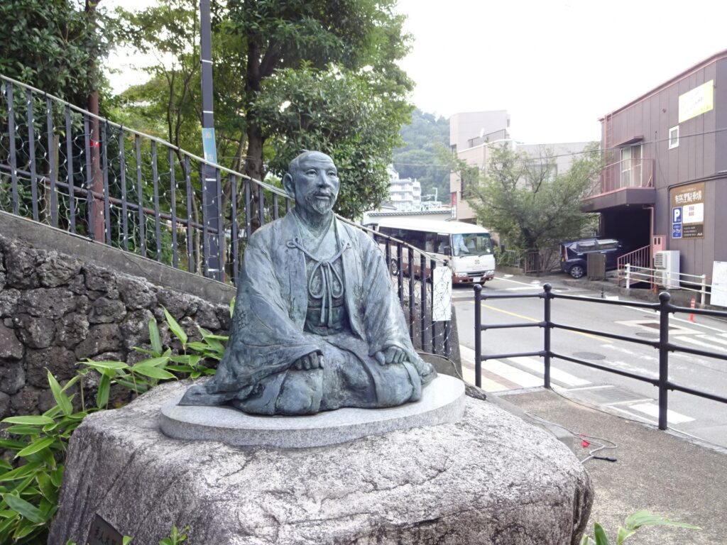 有馬温泉・茶人太閤像