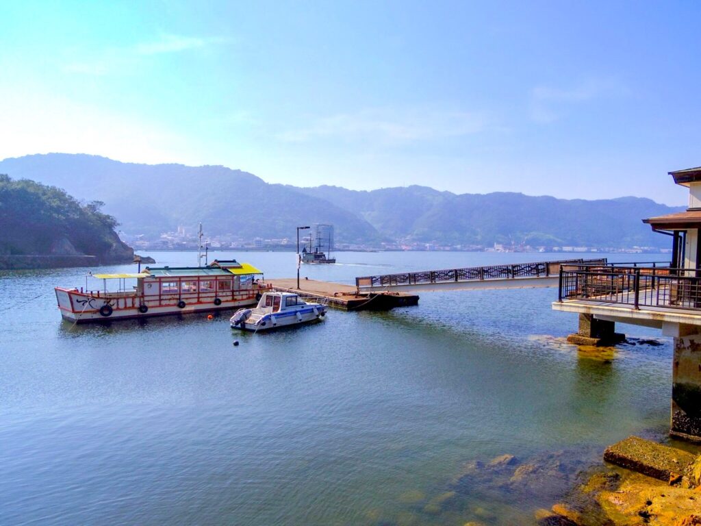 仙酔島桟橋（「平成いろは丸」乗船場）
