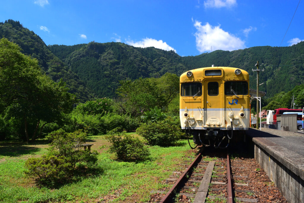 安野花の駅公園 可部線安野駅跡