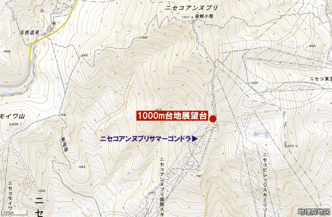 1000m台地展望台