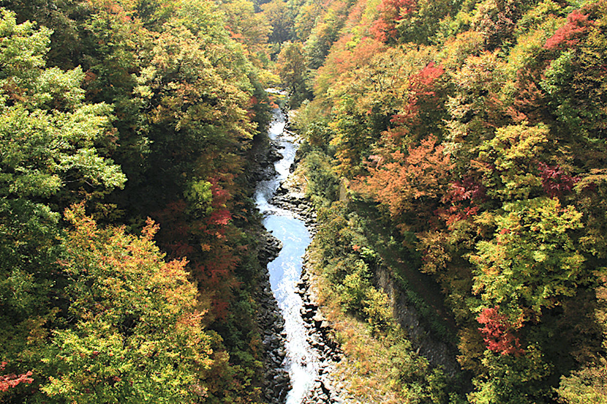 中津川渓谷・中津川橋