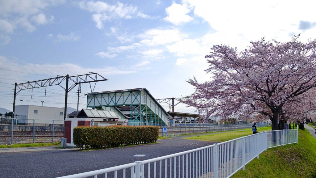 筑波鉄道・岩瀬駅跡（つくば霞ヶ浦りんりんロード・岩瀬休憩所）