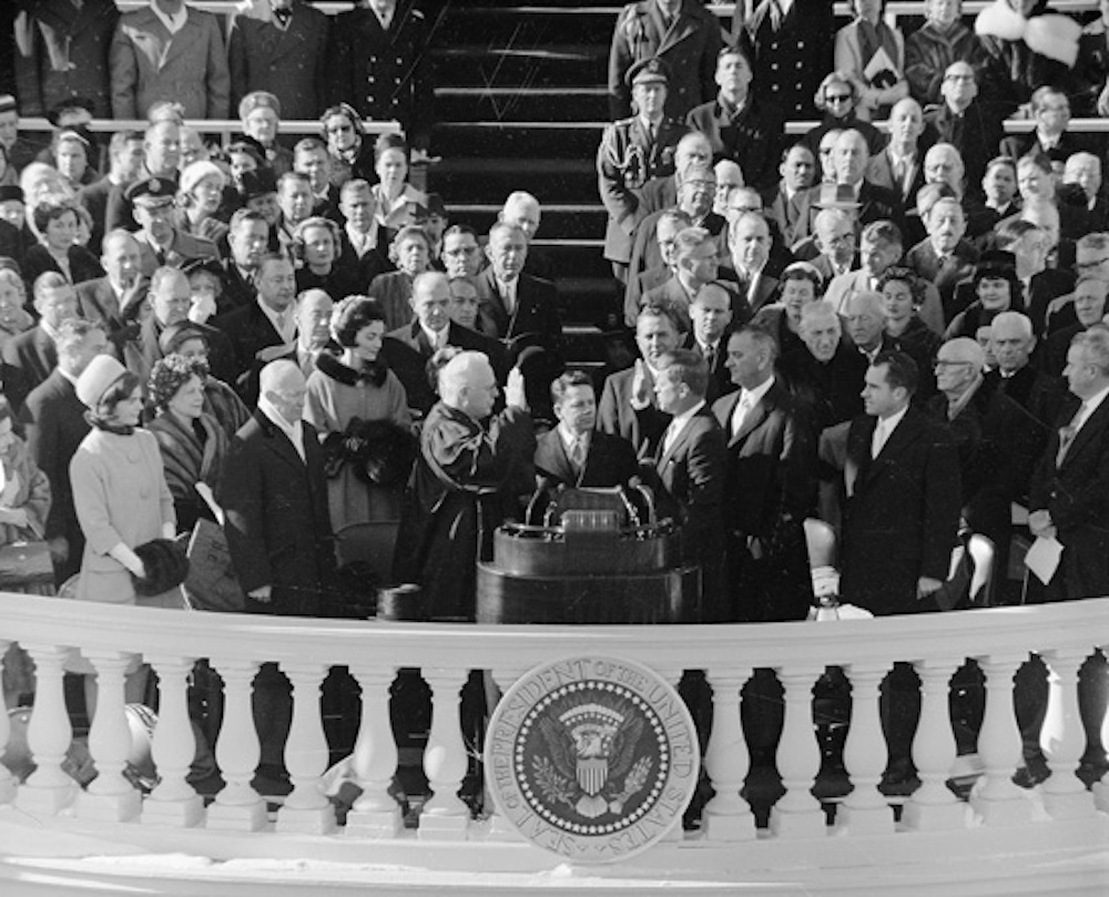 ジョン・F・ケネディ大統領の就任式（1961年）