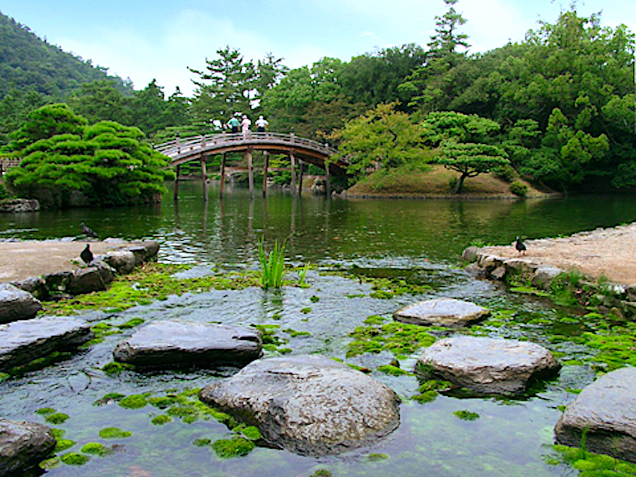栗林公園・吹上げ
