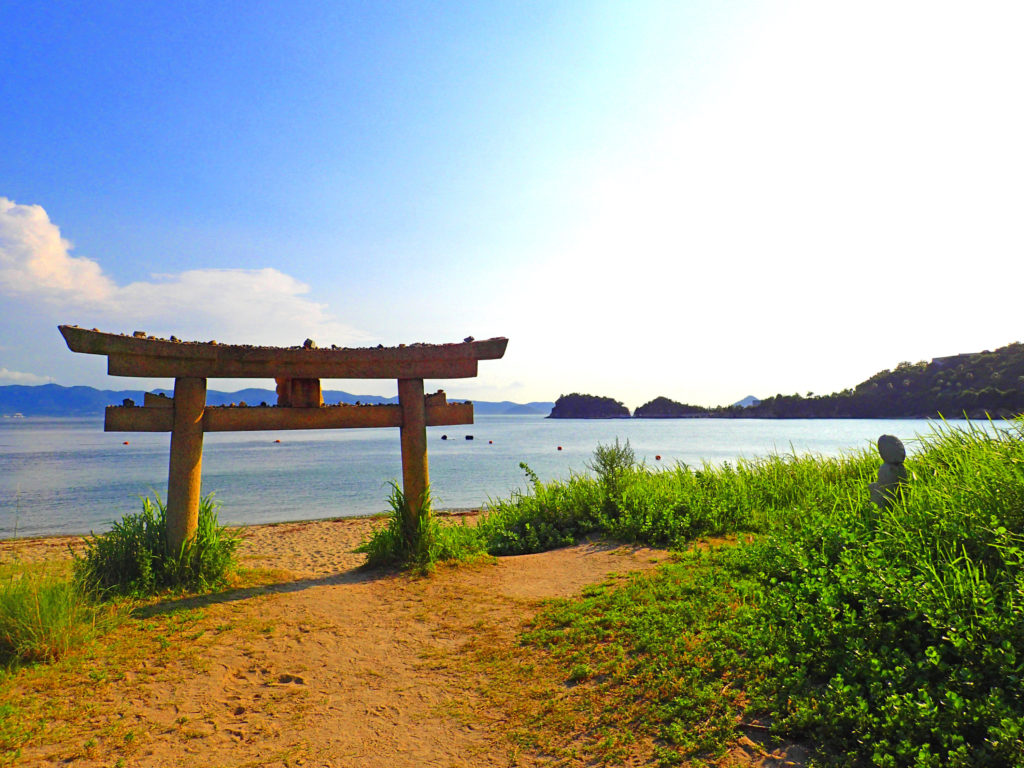 直島・恵美須神社鳥居