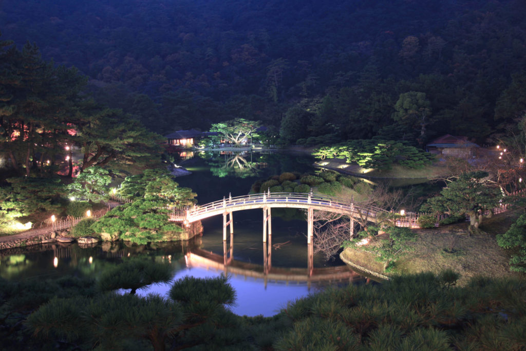 栗林公園・飛来峰