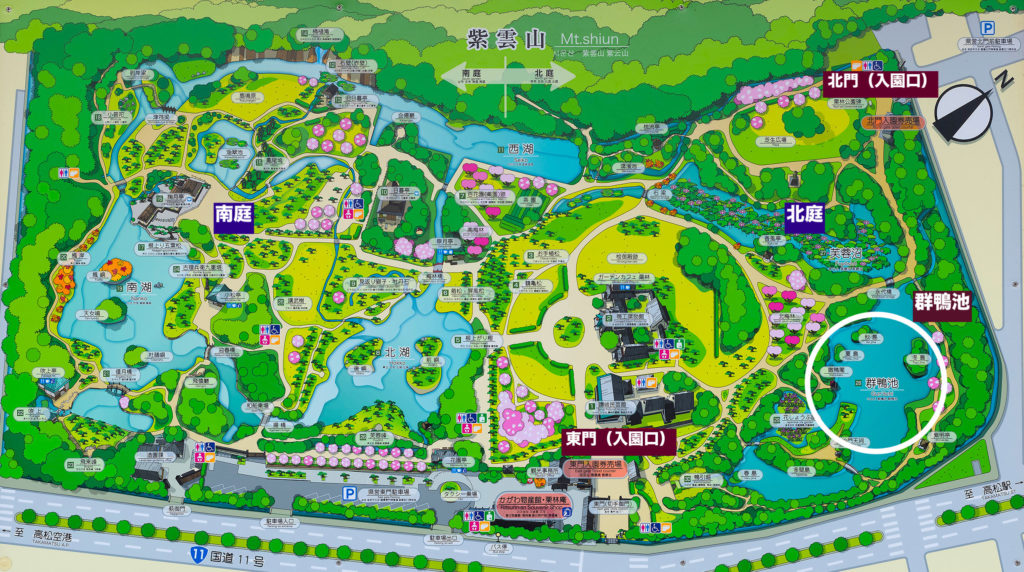 栗林公園・群鴨池