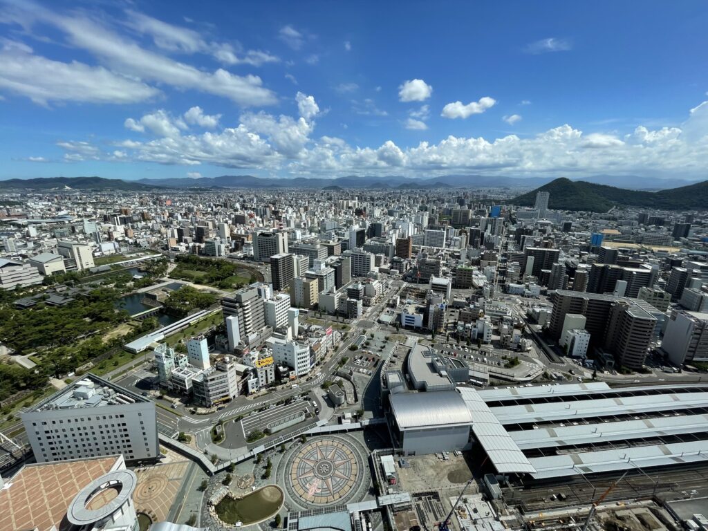 高松シンボルタワー29階展望スペース