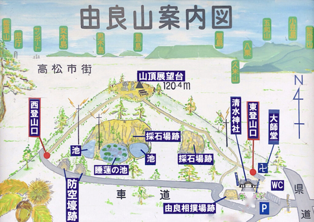 由良山防空壕跡