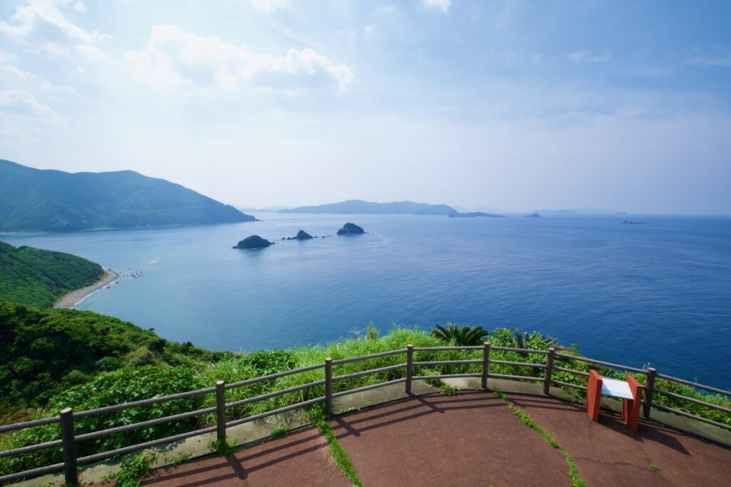 西古見掩蓋式観測所跡