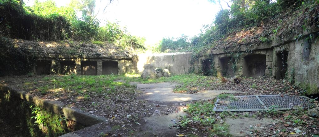 観音崎砲台・北門第二砲台跡