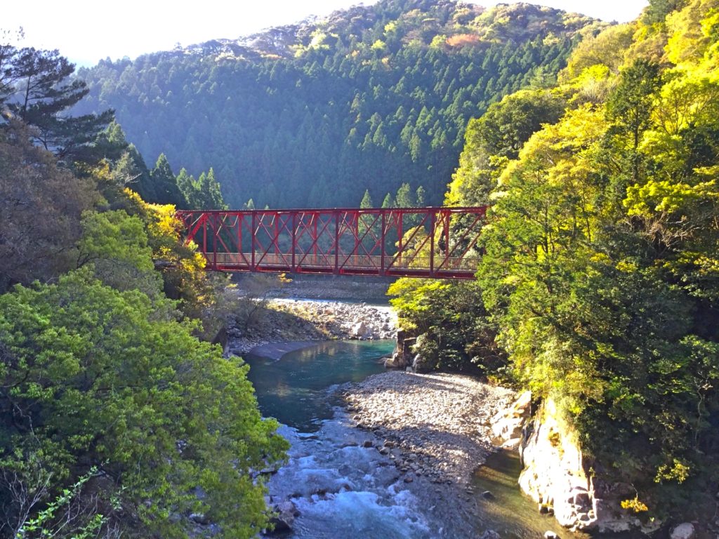 旧魚梁瀬森林鉄道施設・明神口橋