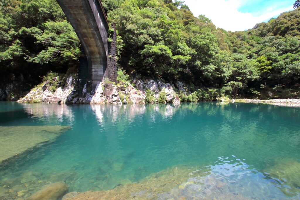 旧魚梁瀬森林鉄道施設・堀ヶ生橋