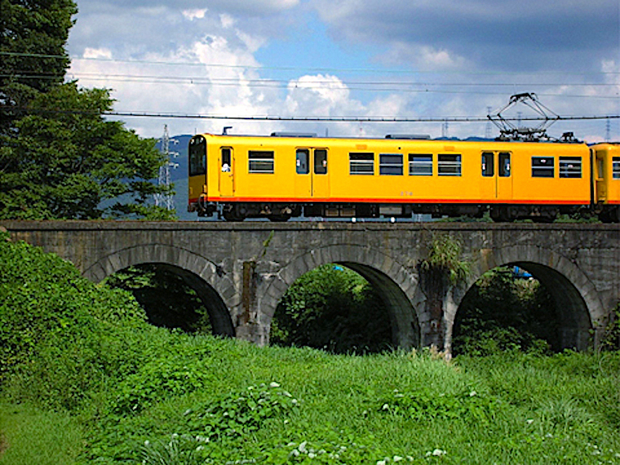 めがね橋（明智川拱橋）