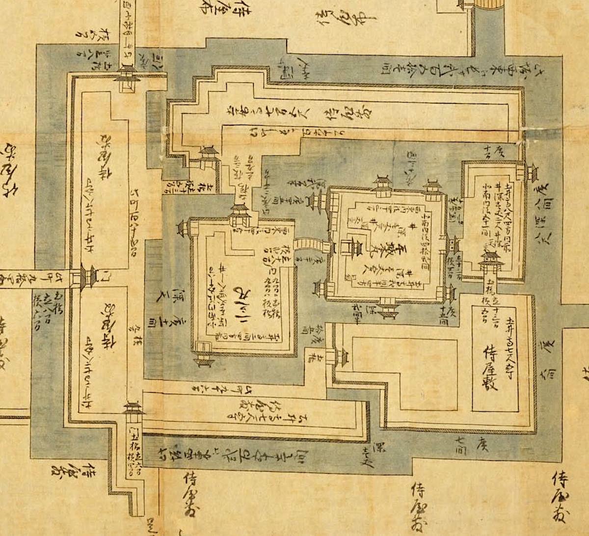 『日本古城絵図 北陸道之部 越後国長岡之城図』