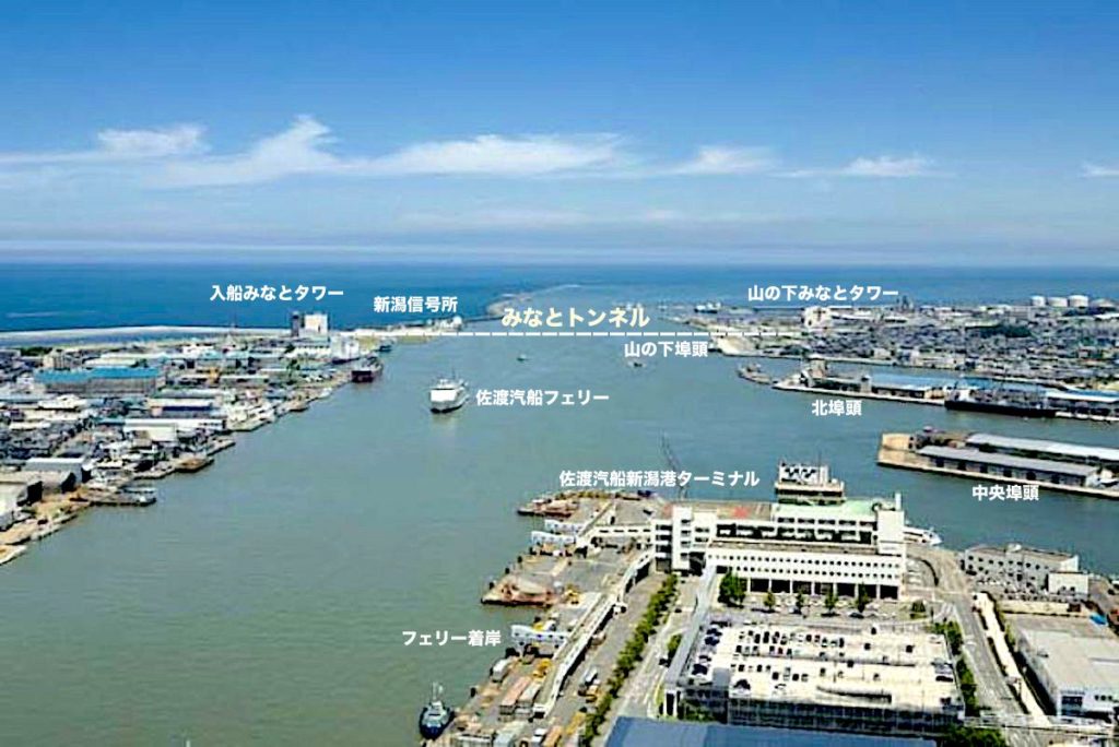 新潟みなとトンネル自転車歩行者道