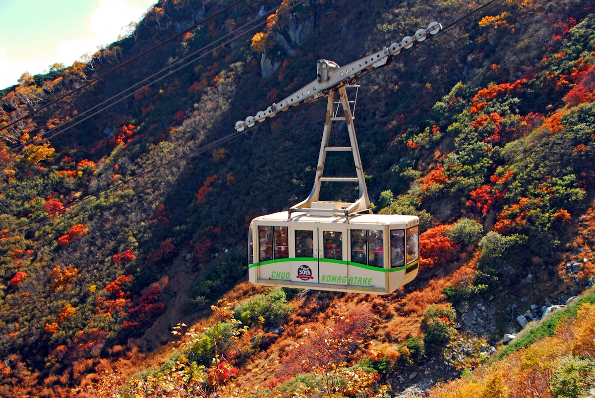 中央アルプス駒ヶ岳ロープウェイ