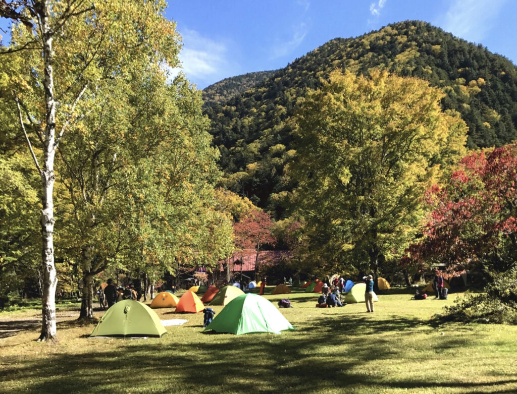 徳沢キャンプ場