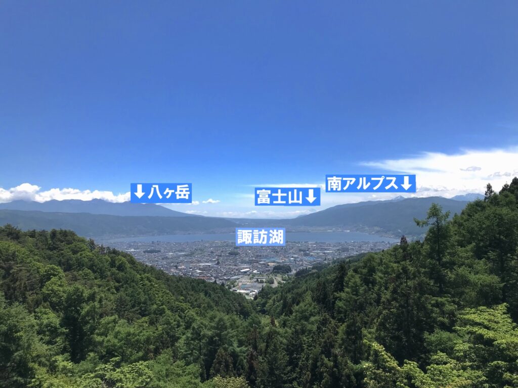 塩嶺御野立公園展望台
