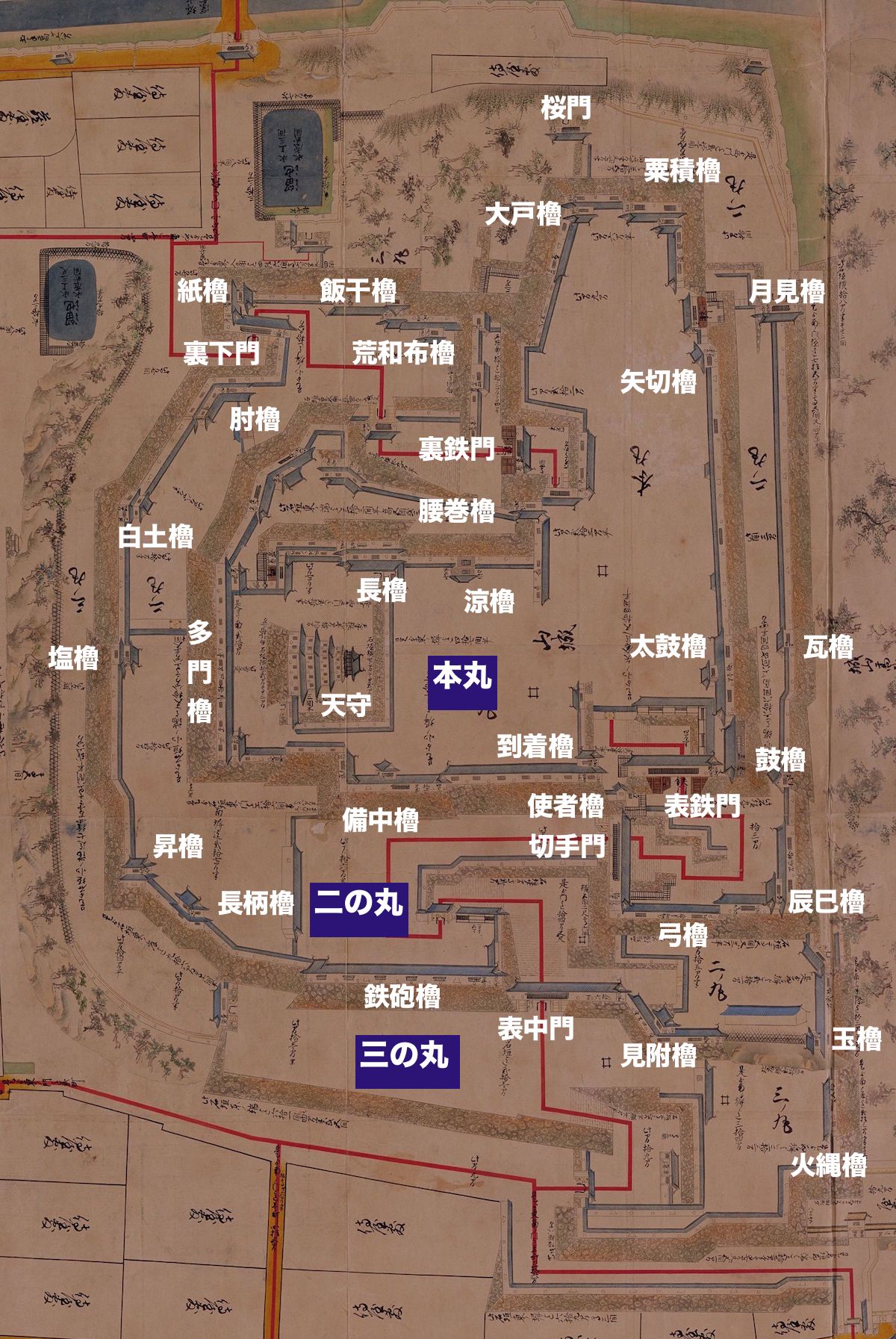 津山城