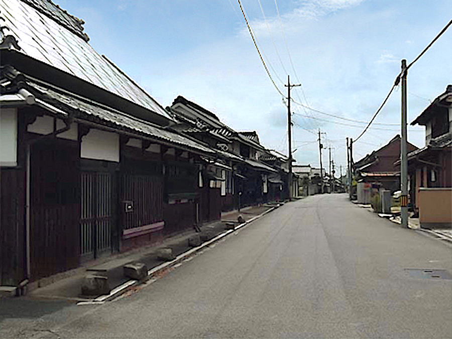 備前福岡の町並み