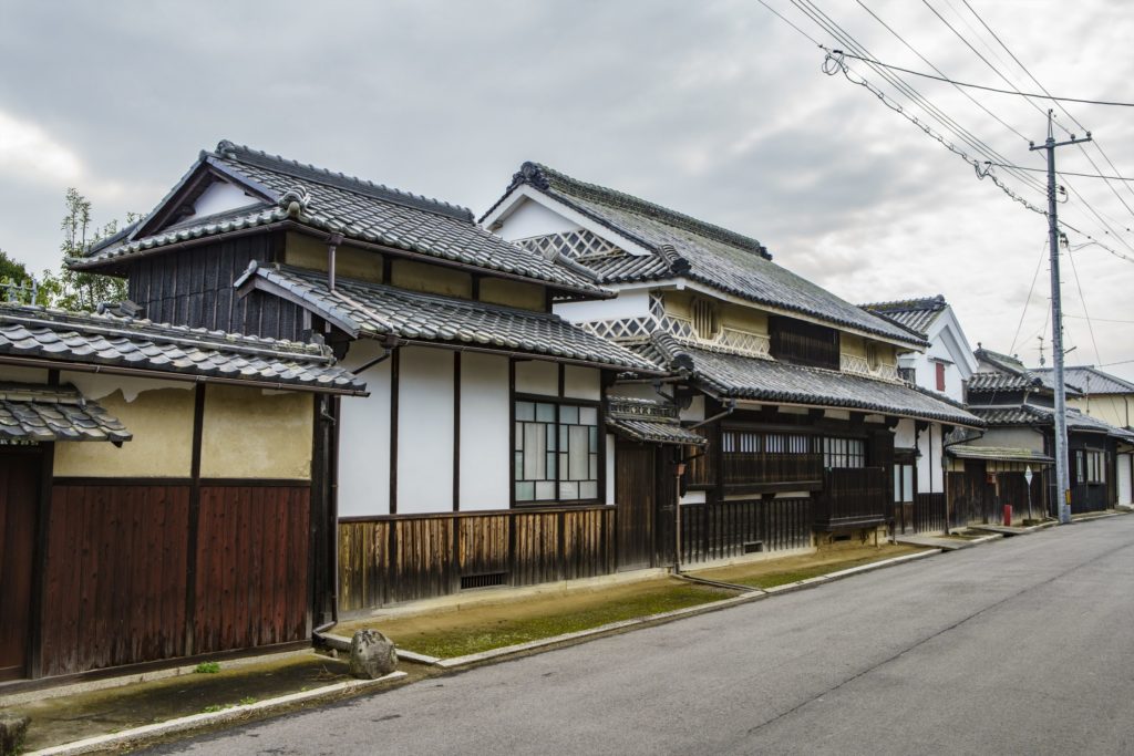 備前福岡の町並み