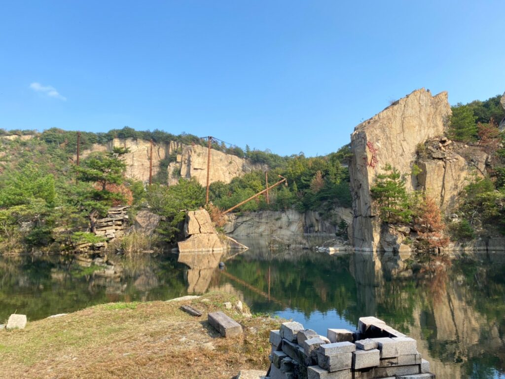 北木の桂林（今岡丁場跡）