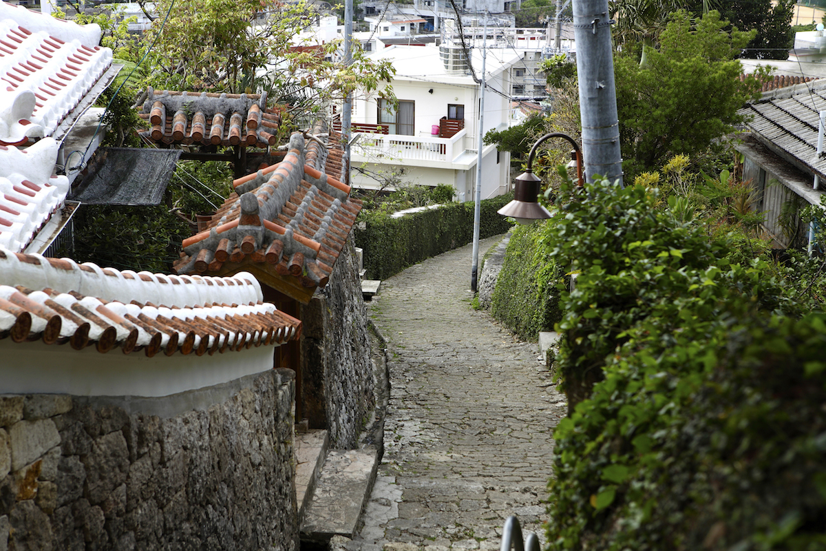 金城町の石畳道
