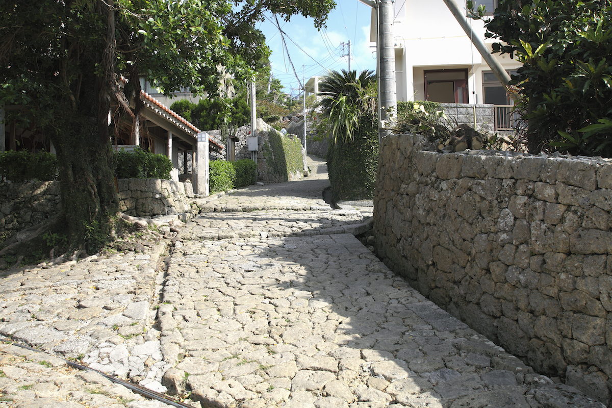 金城町の石畳道