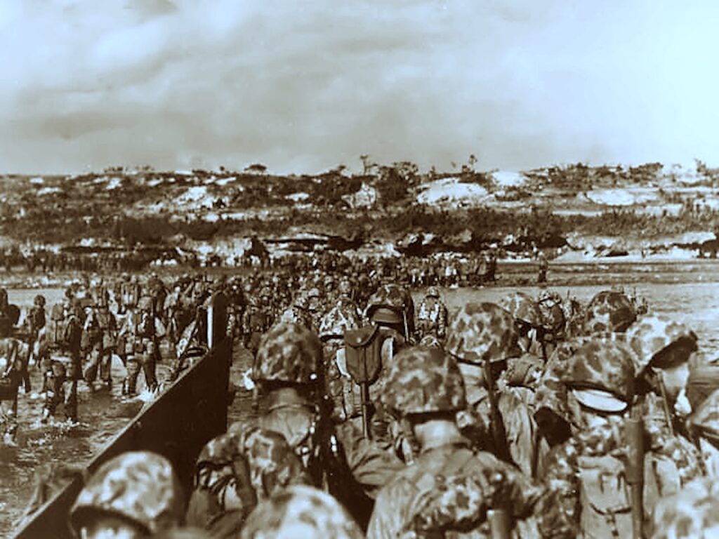 米軍上陸地モニュメント