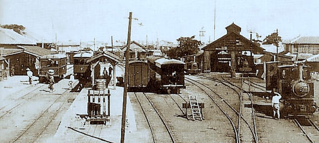 沖縄県営鉄道那覇駅跡・転車台遺構