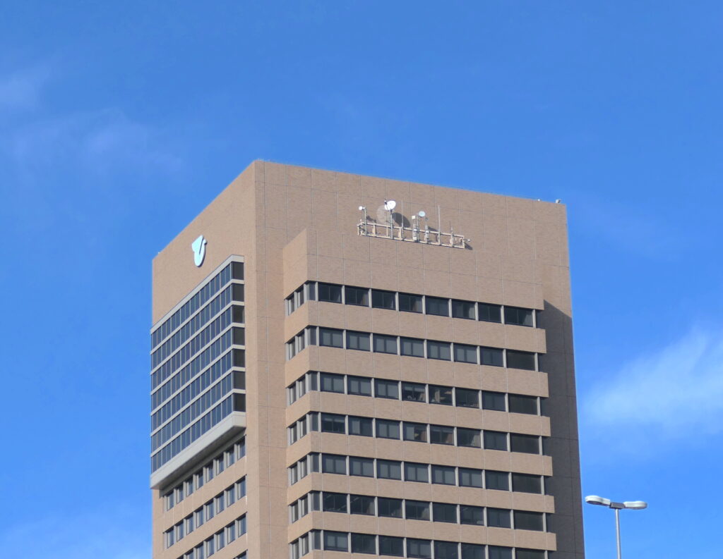 東大阪市役所22階展望ロビー